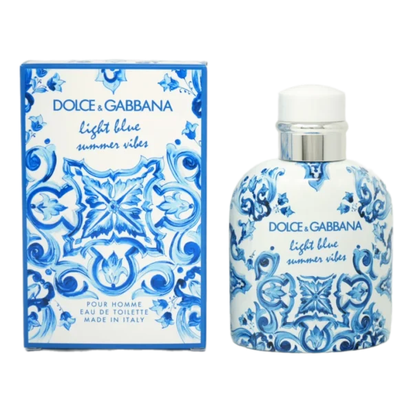 DOLCE & GABBANA LIGHT BLUE SUMMER VIBES (M) EDT SP 4.2OZ (LI FREE)